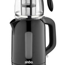Sinbo STM-5830 Cam Görünümlü Plastik Demlik Çay Makinesi - Siyah - 1,7 lt