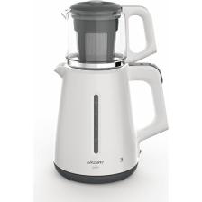 Arzum AR3061 Çaycı Beyaz 1700 W Cam Demlikli Çay Makinesi