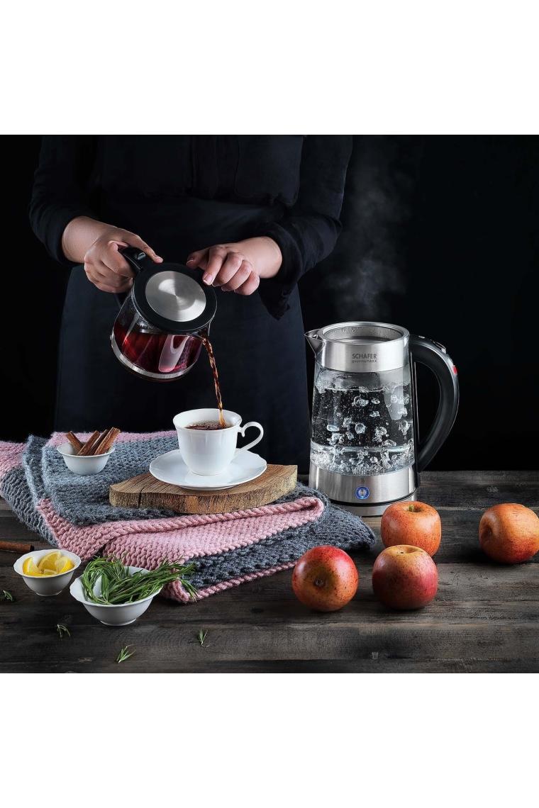 Gourmemaxx Cam Çay Makinesi