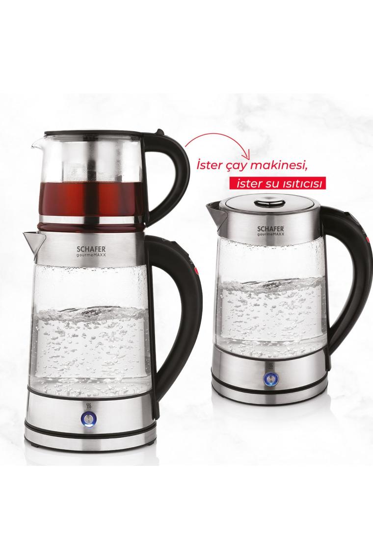 Gourmemaxx Cam Çay Makinesi