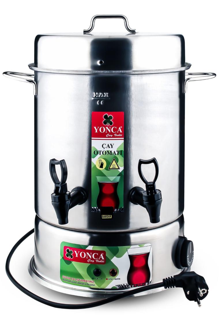 Yonca Çay Otomatı Elektrikli Semaver - 40 Bardak