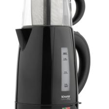 Schafer Optimal Siyah 1800 W Cam Demlikli Çay Makinesi