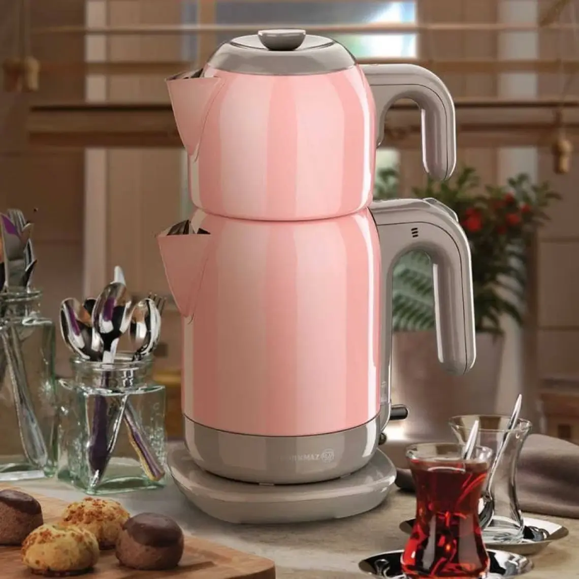 Korkmaz Demtez Çaycı Çay Makinesi A369-12 Mor