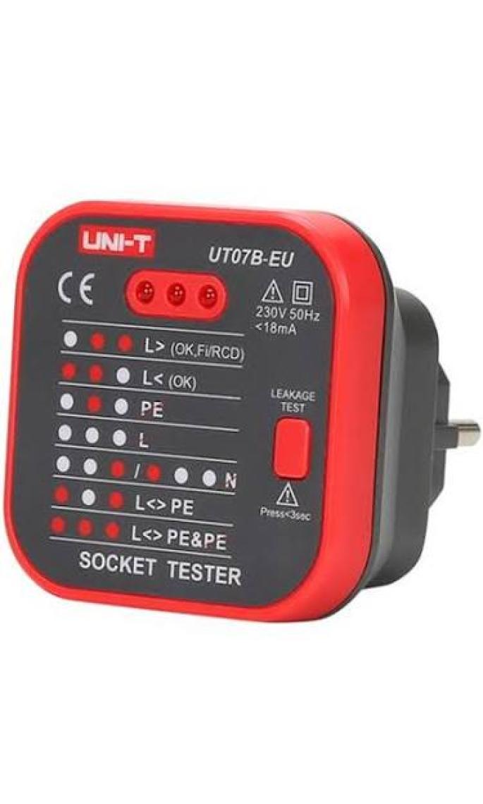 Uni-T UT07B-EU Priz Test Cihazı