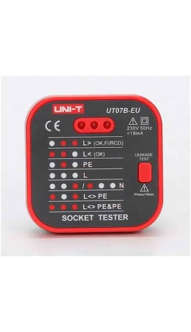 Uni-T UT07B-EU Priz Test Cihazı