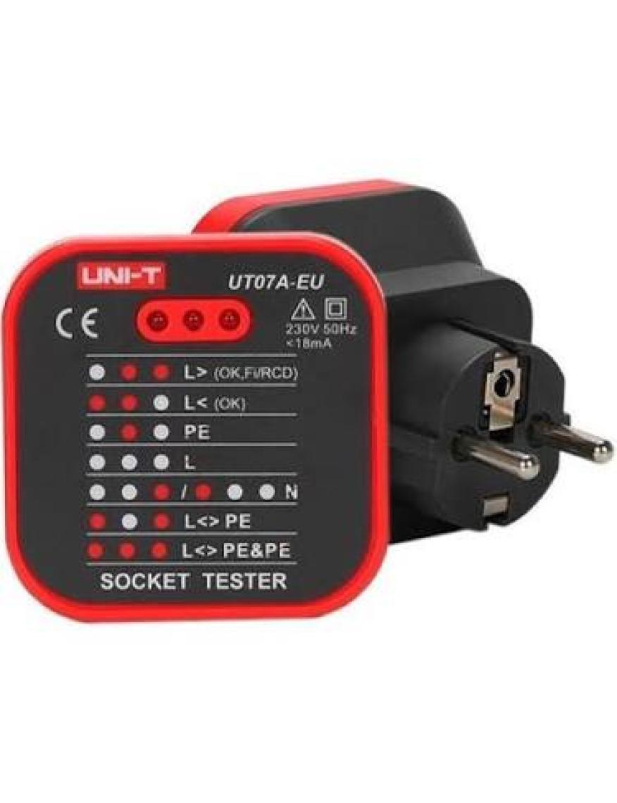 Uni-T UT07B-EU Priz Test Cihazı