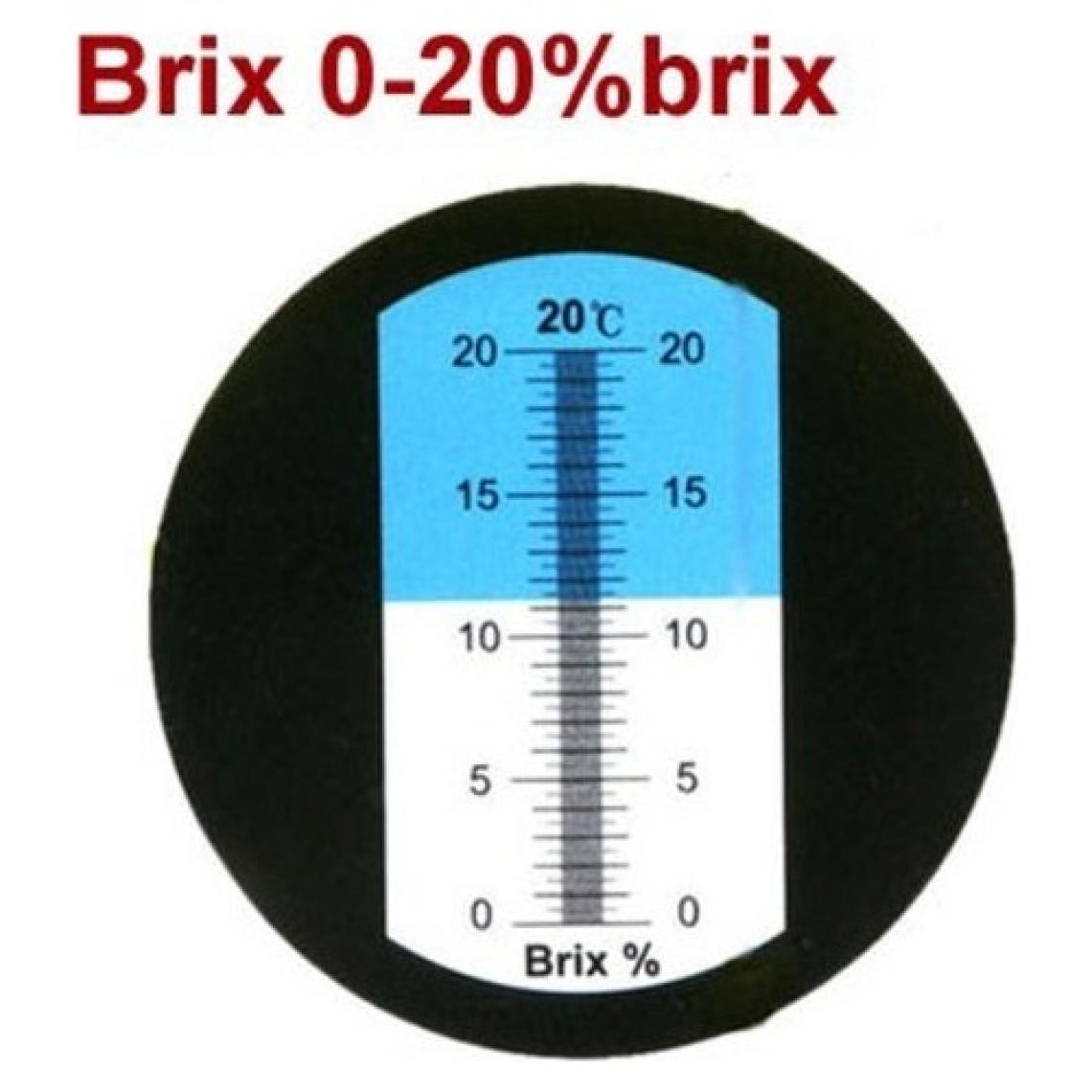 Atc 0-20 Şeker Yoğunluk Ölçer Brix Refraktometre