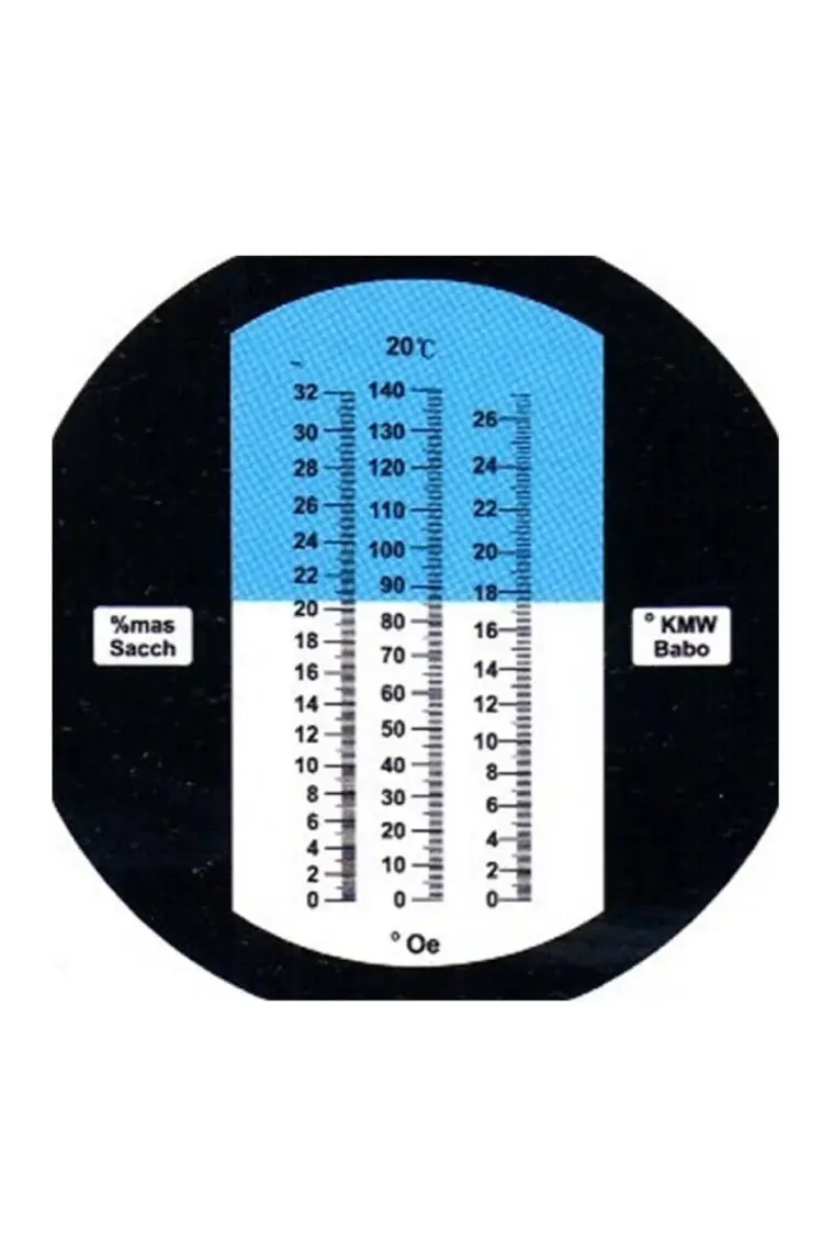 Atc 0-140 Oe Meyve Şeker Refraktometresi 0-32 Brix Mas Sacch