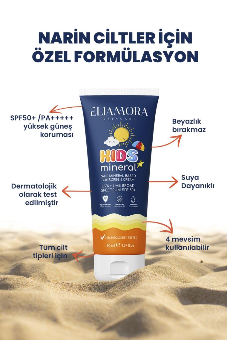 Çocuk Güneş Kremi 50 Spf