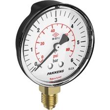 Pakkens Alttan Bağlantılı Manometre 63 mm 10 Bar