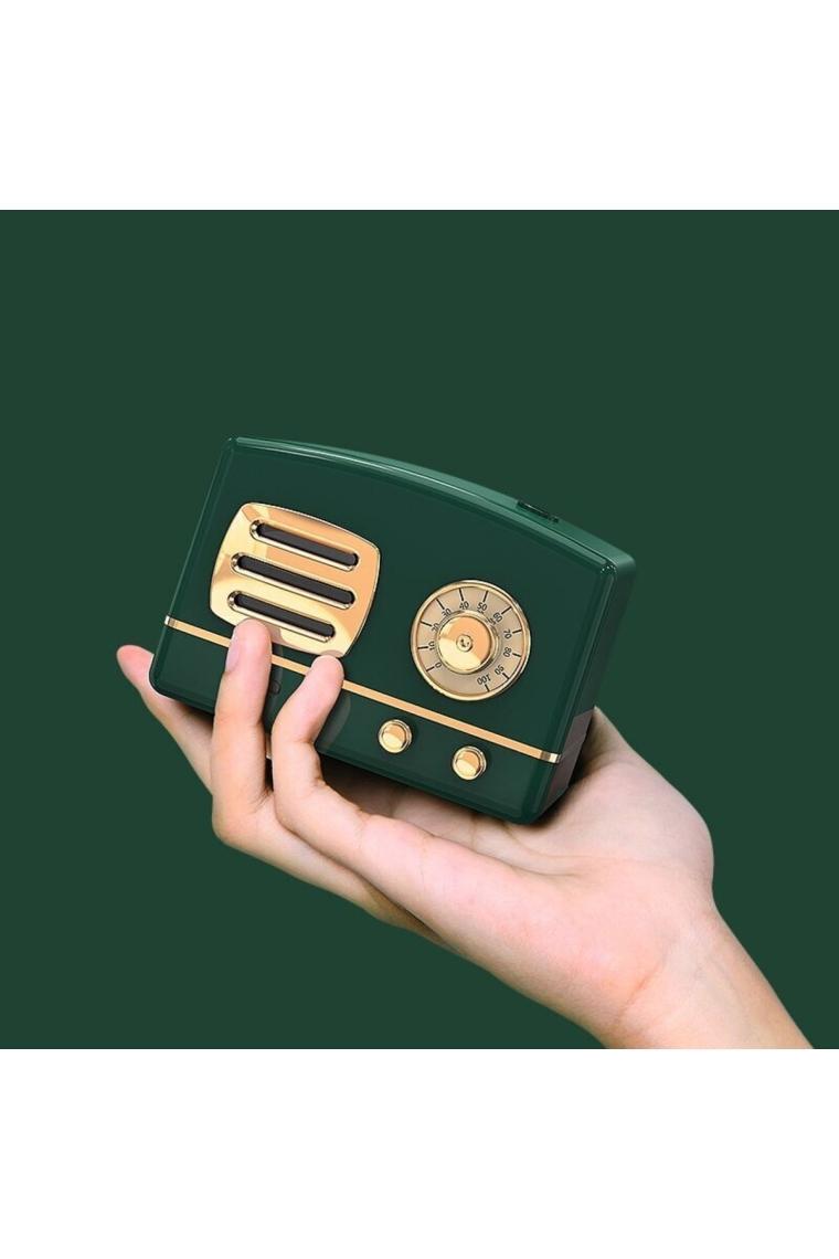 200ml Radyo Görünümlü Mini Hava Nemlendirici Buhar Makinesi Ve Aroma Difüzörü Retro Humidifier
