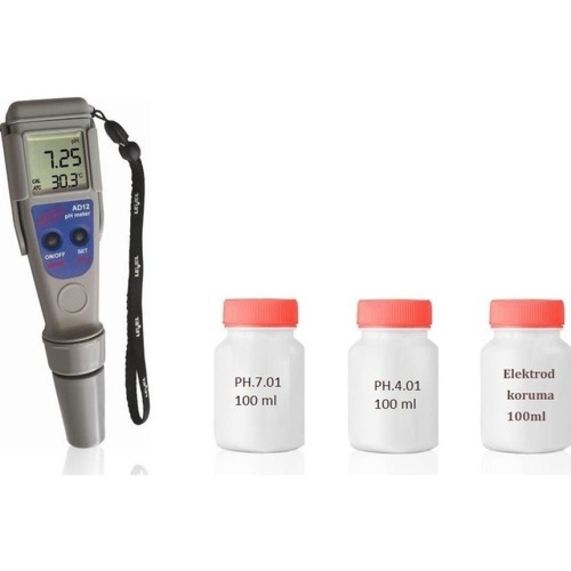 Tekno Istanbul Adwa AD12 Ph Ölçer Ekonomik 4'lü  100 ml Set