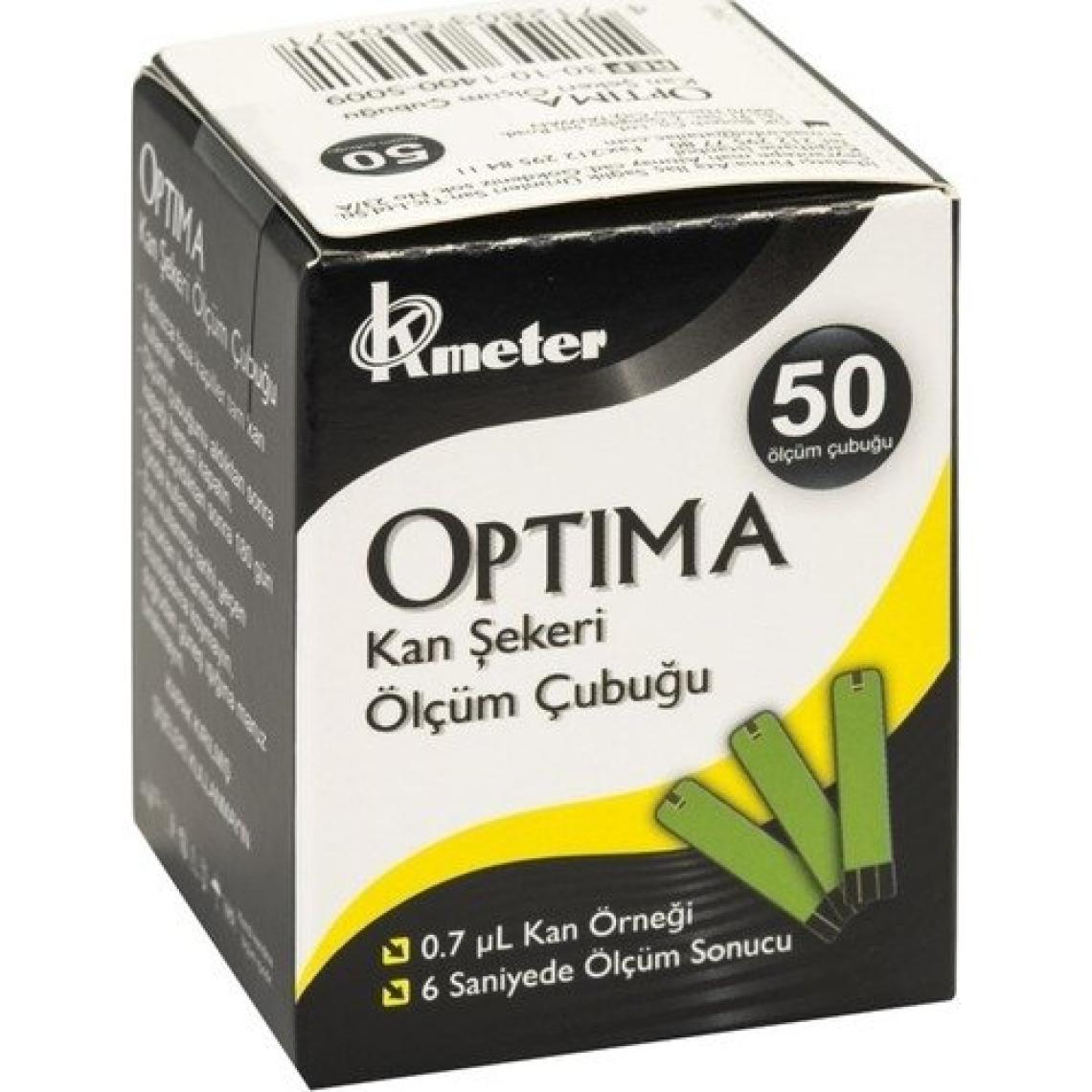 Optima Seker Ölcüm Strip (Stribi) 50 Adet