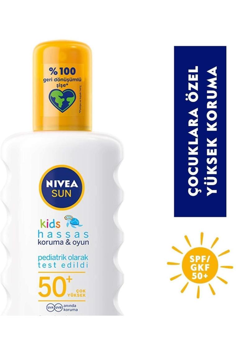 Sun Bebek Spf50 Koruma & Bakım Hassas Cilt Çocuk Güneş Spreyi 200ml 4005900253330