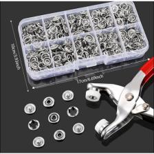 İşkur Makine Metal 9.5 MM Çıt Çıt ve El Pensesi Çıt Çıt Çakım Takma Seti
