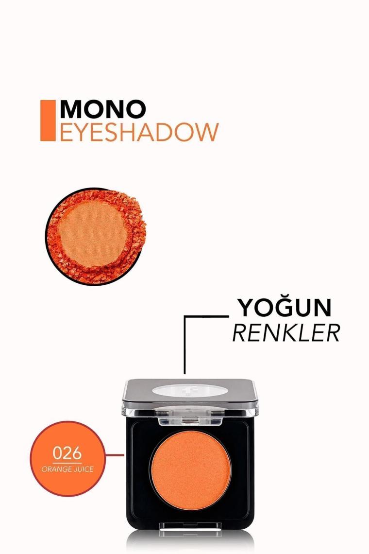 Mono Yüksek Pigmentli & Mat Bitişli Kompakt Göz Farı