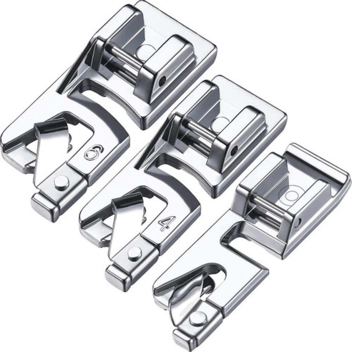 Aile Dikiş Makinası Alçak Tutuculu Kıvırma Ayak Seti 2mm 4mm 6mm