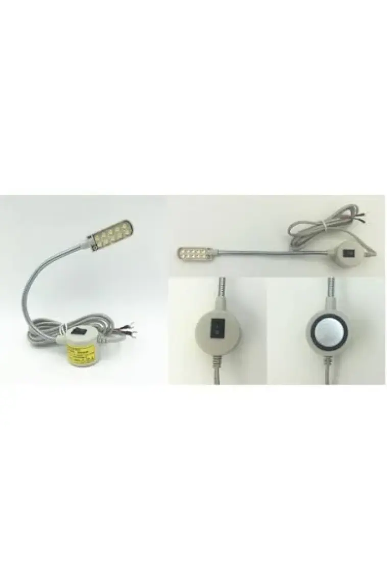 Ekoset Spiral Dikiş Makinası Lambası Mıknatıslı 10 Ledli