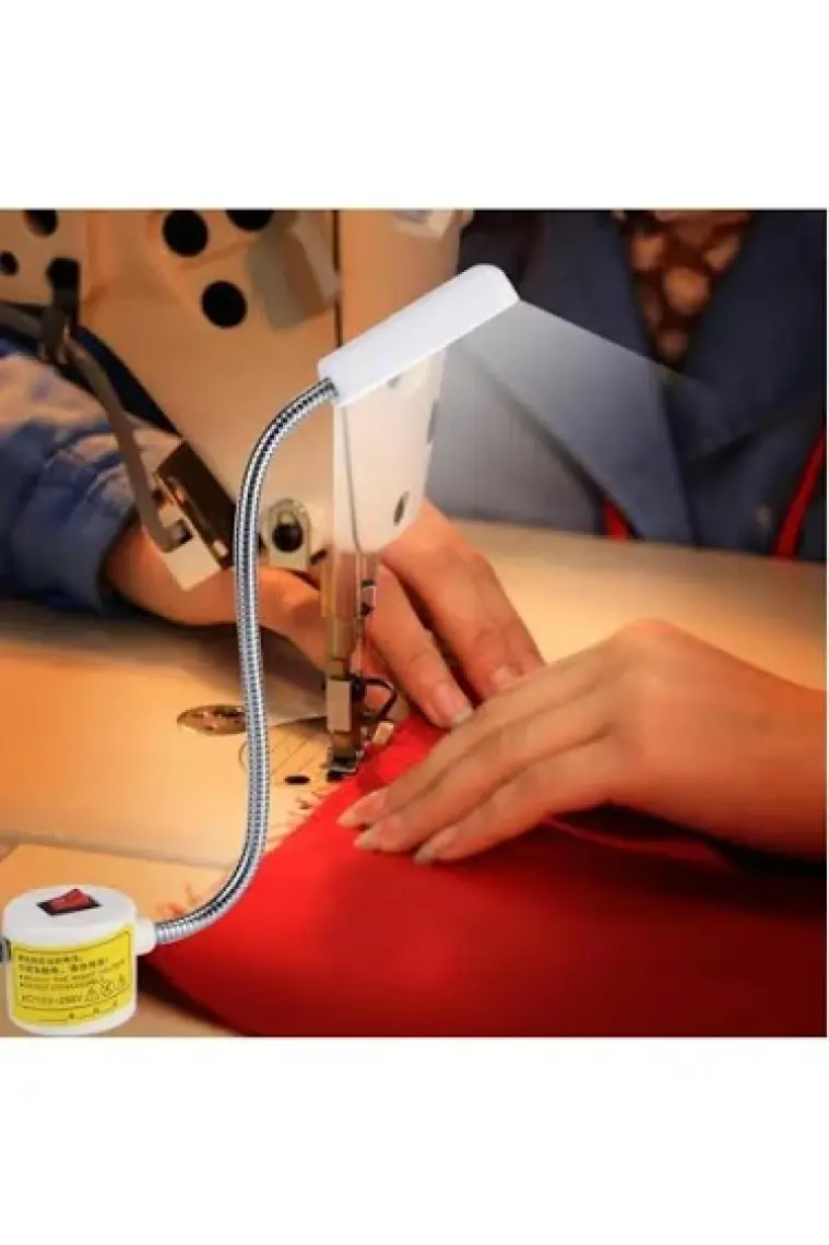 Ekoset Spiral Dikiş Makinası Lambası Mıknatıslı 10 Ledli
