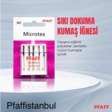 Pfaff Sıkı Dokuma Kumaş Iğnesi (Polyester, Ipek...) (1 Paket=5 Adet) (821202096)