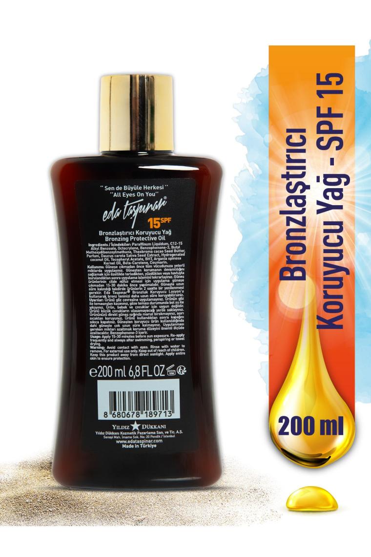 Bronzing Bomb 200 ml Bronzlaştırıcı Koruyucu Yağ 15 Spf 200 ml