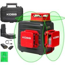 Kobb KBL34G 40 Metre Profesyonel Li-Ion Şarjlı 3X360⁰ Otomatik Hizalamalı Yeşil Çapraz Çizgi Lazer Distomat