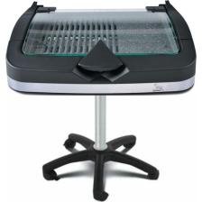 Gazzella BRB 3000 Barbecue 2400 W Granit Cam Kapaklı Sehpalı Izgara