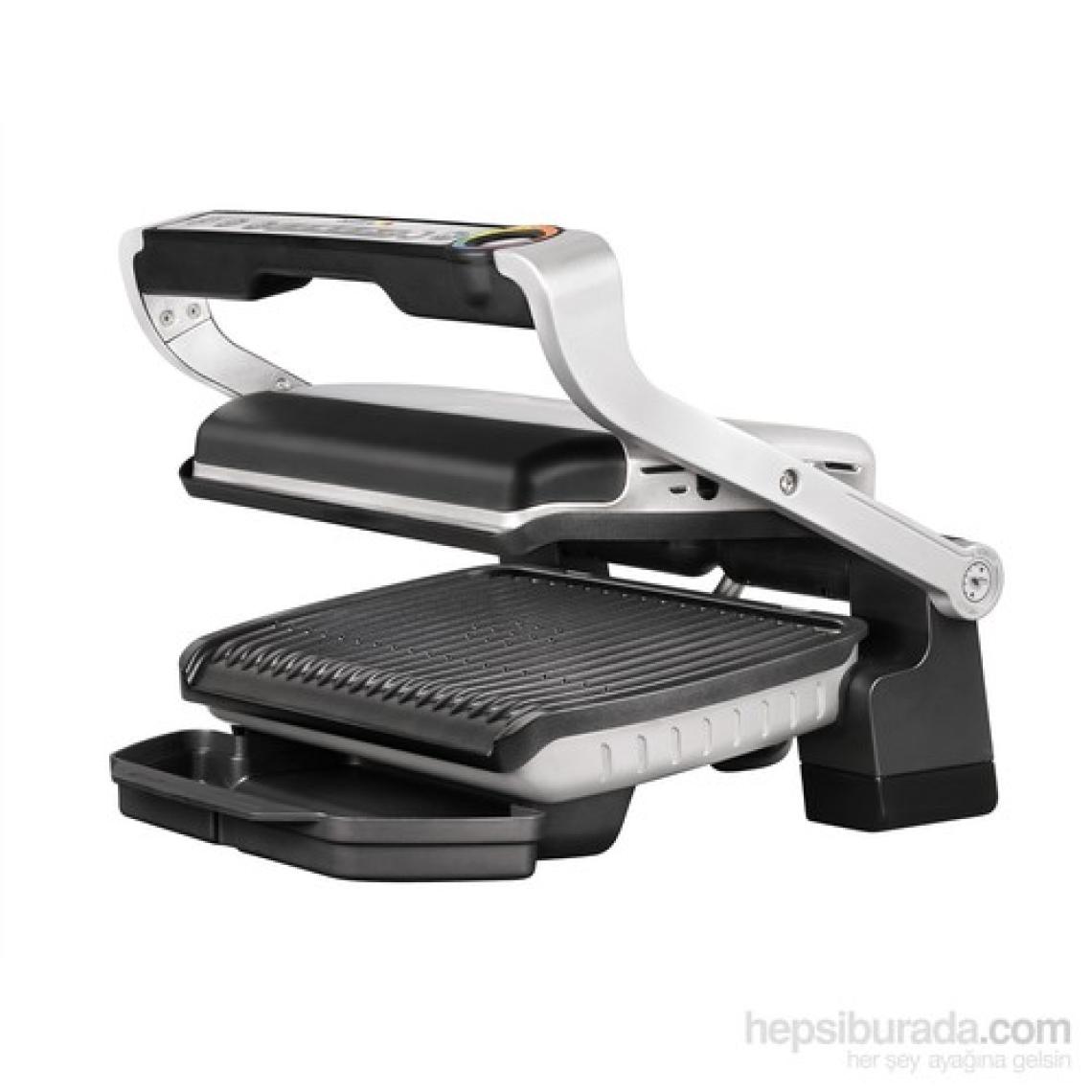 Tefal OptiGrill+ 4 Porsiyon Kapasiteli 2000 Watt 6 Programlı Barbekü Izgara ve Tost Makinesi - Inox