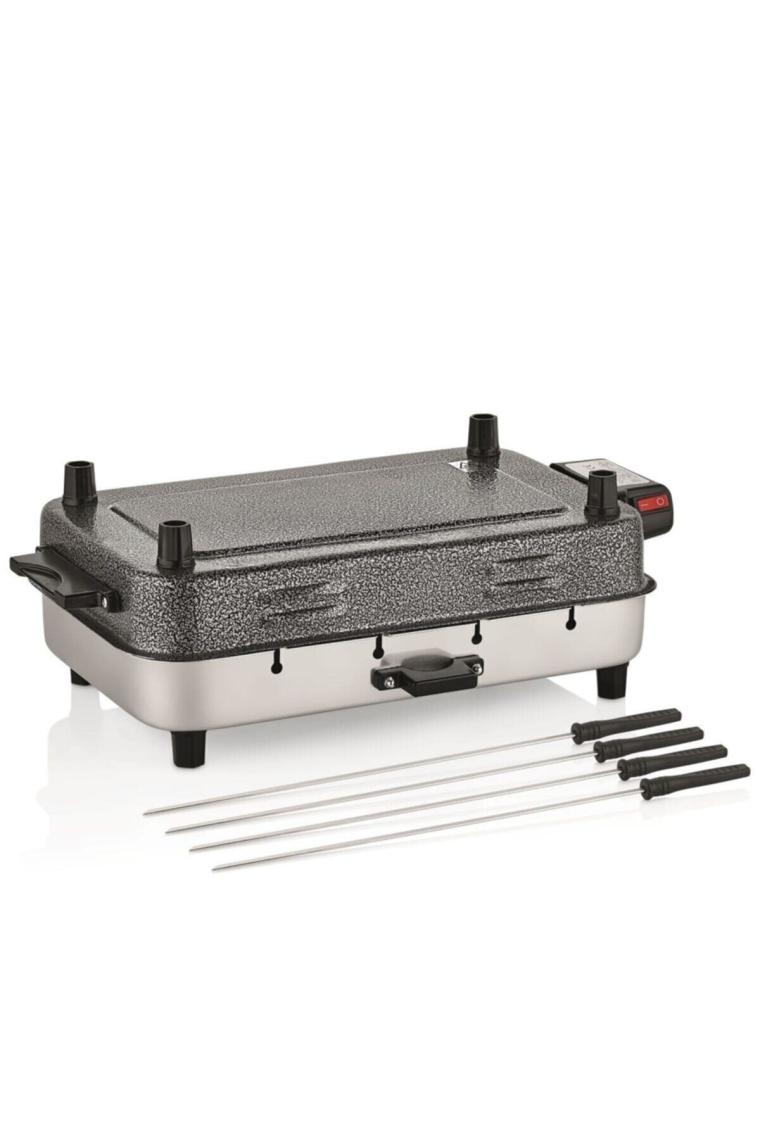 Mega Boy Elektrikli Izgara Mangal Barbekü 38*24 Cm - 1100 W Tnrız1702