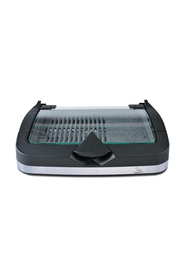 Gazzella BRB 3000 Barbecue 2400 W Granit Cam Kapaklı Izgara
