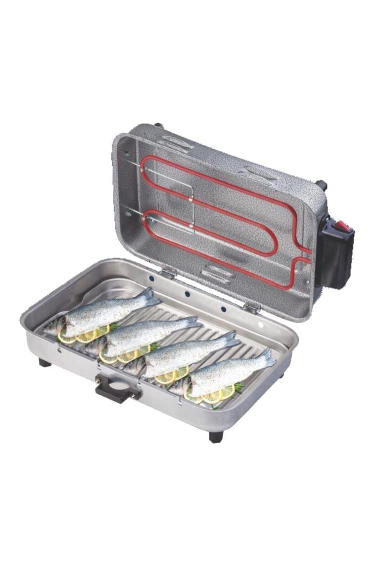 Mega Boy Elektrikli Izgara Mangal Barbekü 38*24 Cm - 1100 W Tnrız1702