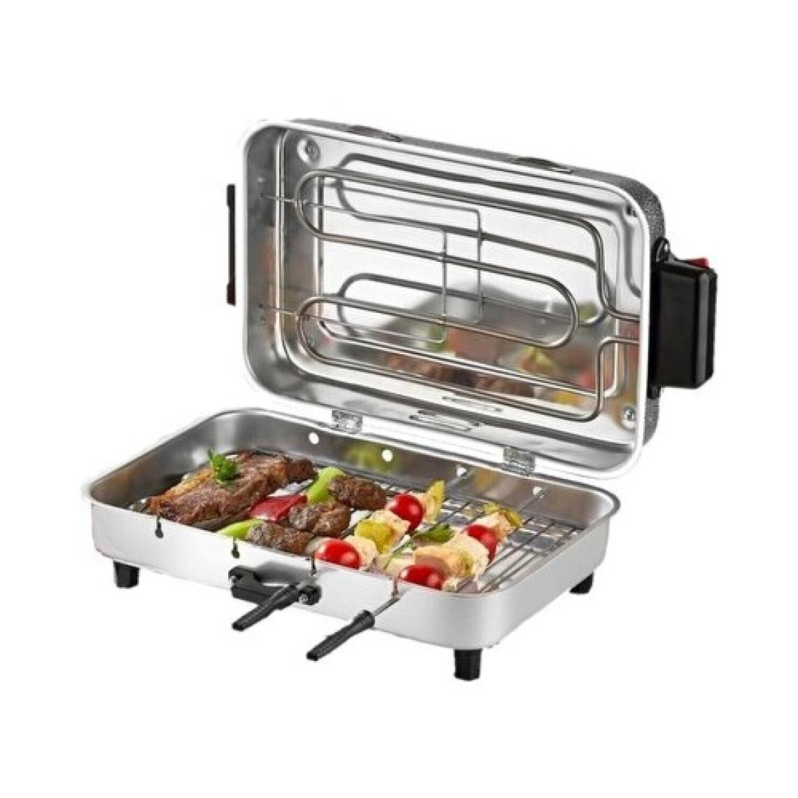 Taner Orta Boy Elektrikli Izgara Mangal Barbekü 37*23 cm - 1000 W