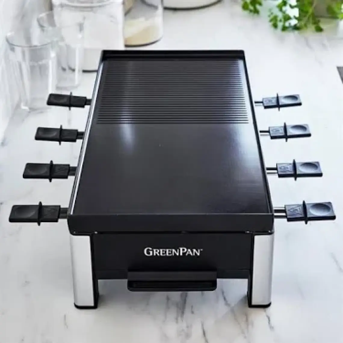 Greenpan Bistro  Thermolon Seramik Yüzeyli Izgara/teppanyaki Minumum Duman Teknolojisi