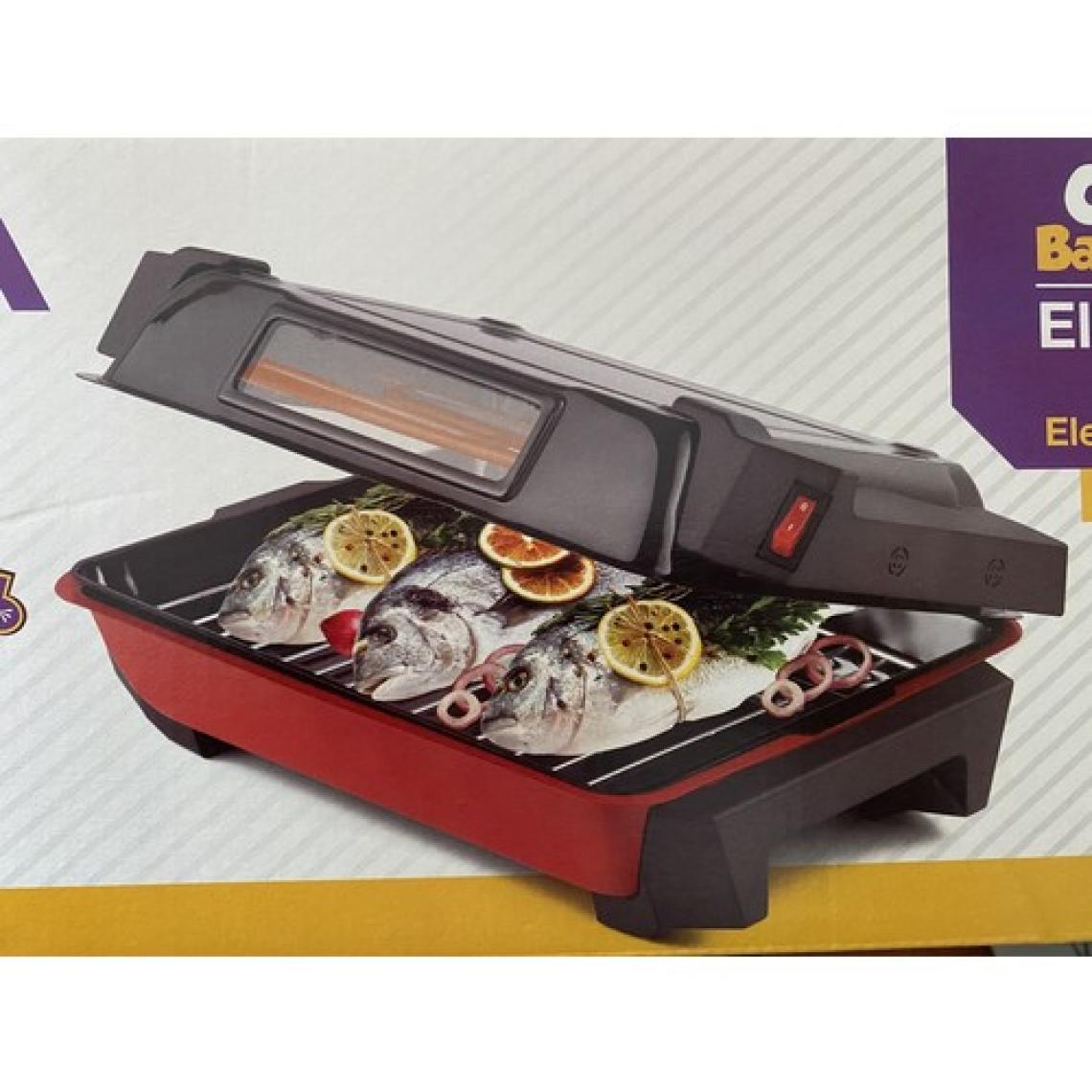İnova Büyük Boy Elektrikli Izgara Barbekü Mangal Balık Kebapçı