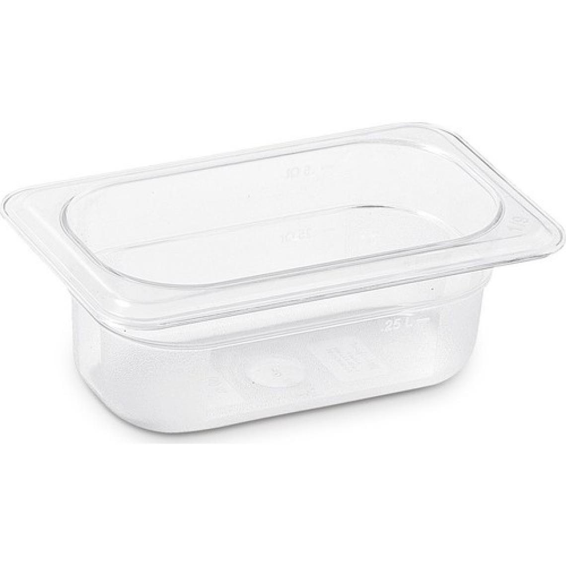 Plastport Kırılmaz Şeffaf Gastronom Küvet 1/9-65