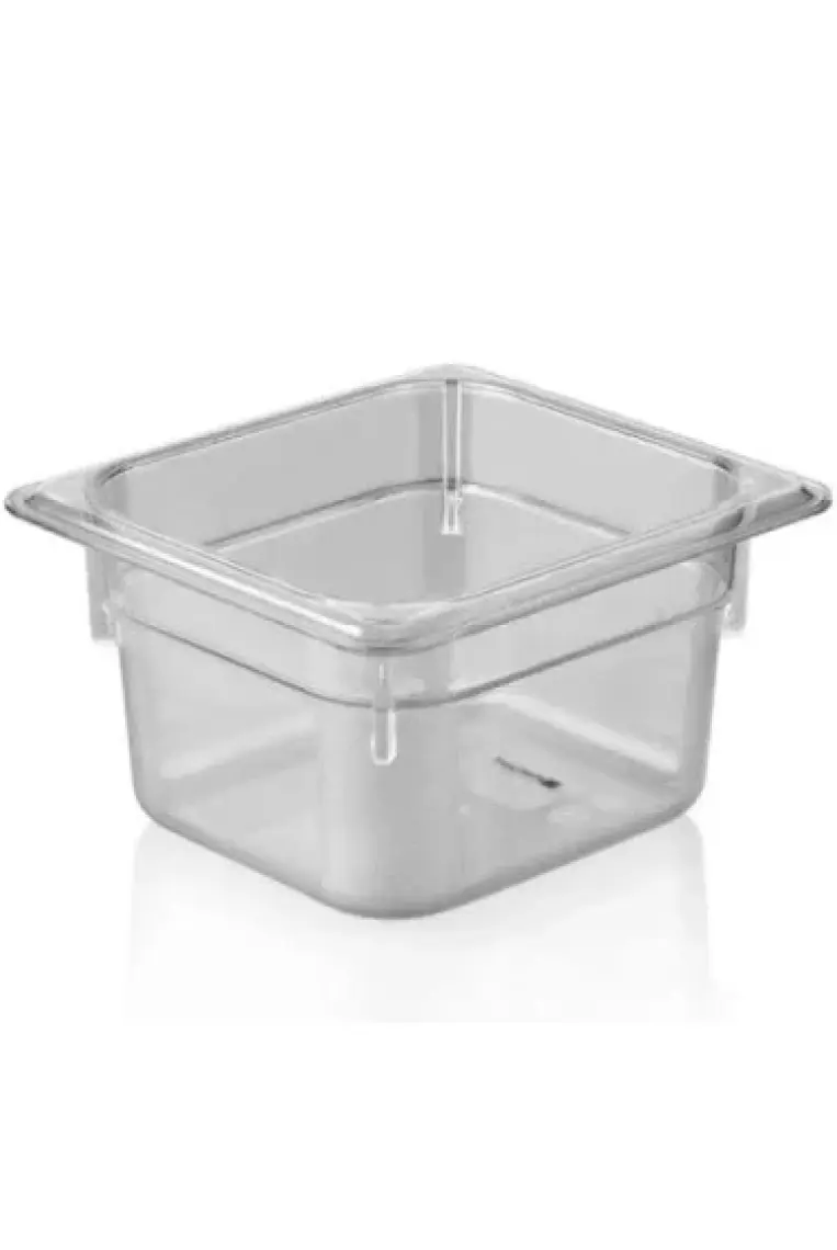 Plastport Kırılmaz Şeffaf Gastronom Küvet 1/6-100
