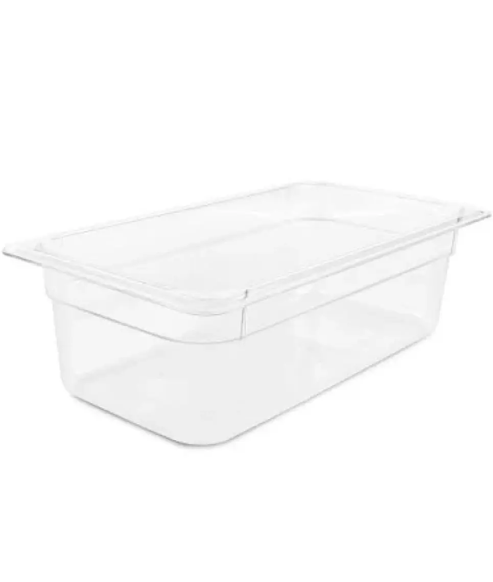 Plastport Kırılmaz Şeffaf Gastronom Küvet 1/3-100