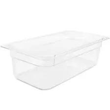 Plastport Kırılmaz Şeffaf Gastronom Küvet 1/3-100