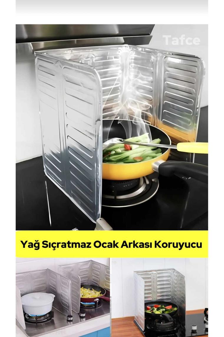 5DM Ocak Yağ Koruyucu Alüminyum Levha 32,5 x 84 cm