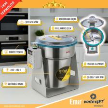 Emir Susam Öğütücü Elektrikli Kuru Gıda Susam Çekme Makinası Öğütücü Değirmen Makinesi 1500 gr 28000 Devir