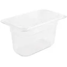 Plastport Kırılmaz Şeffaf Gastronom Küvet 1/9-100
