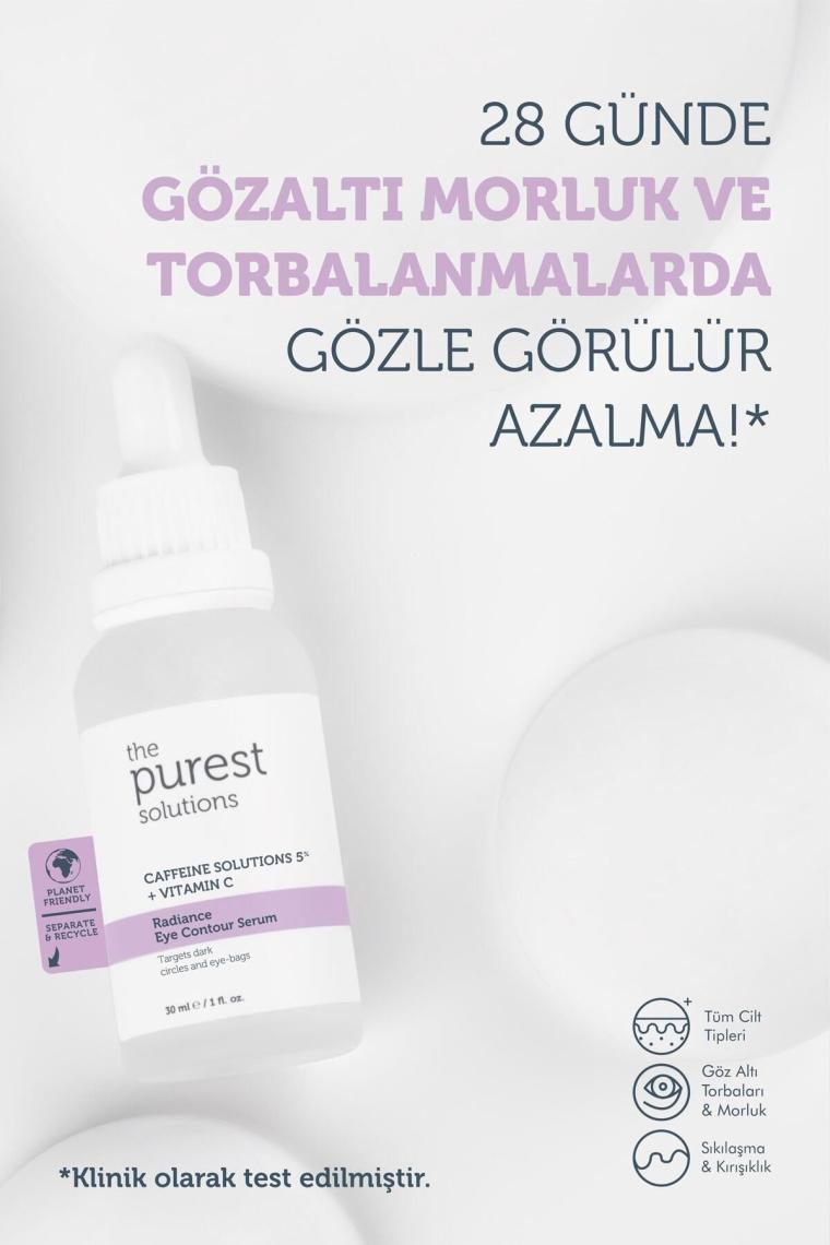 Torbalanma Karşıtı, Aydınlatıcı Kafein Göz Altı Serumu 30 ml (CAFFEİNE 5% VİTAMİN C)