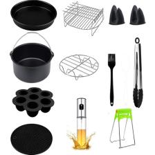 Xiaomi Tefal Philips Karaca 3,5- 4 Litre Uyumlu 7 Inc (18 Cm) 12 Li Airfryer Fritöz Seti