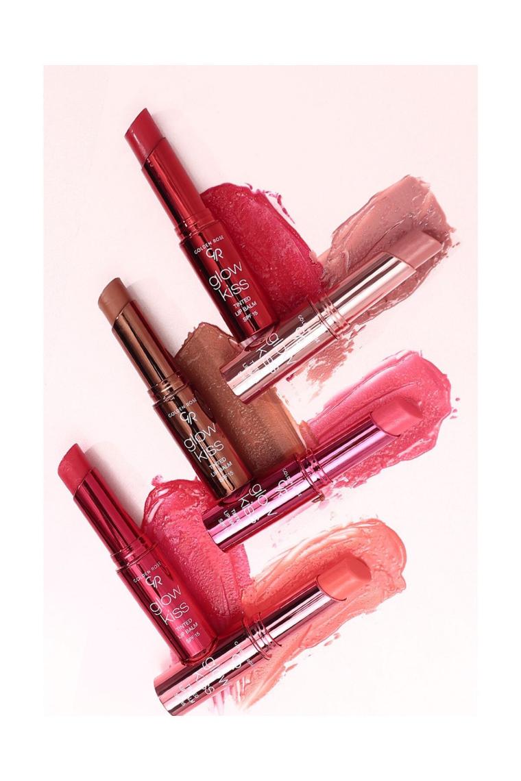 Glow Kiss Tinted Lip Balm No: 02 Strawberry - Renkli Dudak Nemlendirici