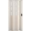 Faran Dekorasyon 130 x 215 Beyaz Renk Camlı Pvc Akordiyon Kapı - Frnakmodel-1-93