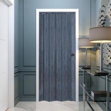 Faran Dekorasyon 87 x  230 Antrasit Renk Camsız Pvc Akordiyon Katlanır Kapı - Frnakmodel-112