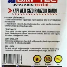 Kapı Altı Sızdırmazlık Bandı 40 mm x 3mt MK0856