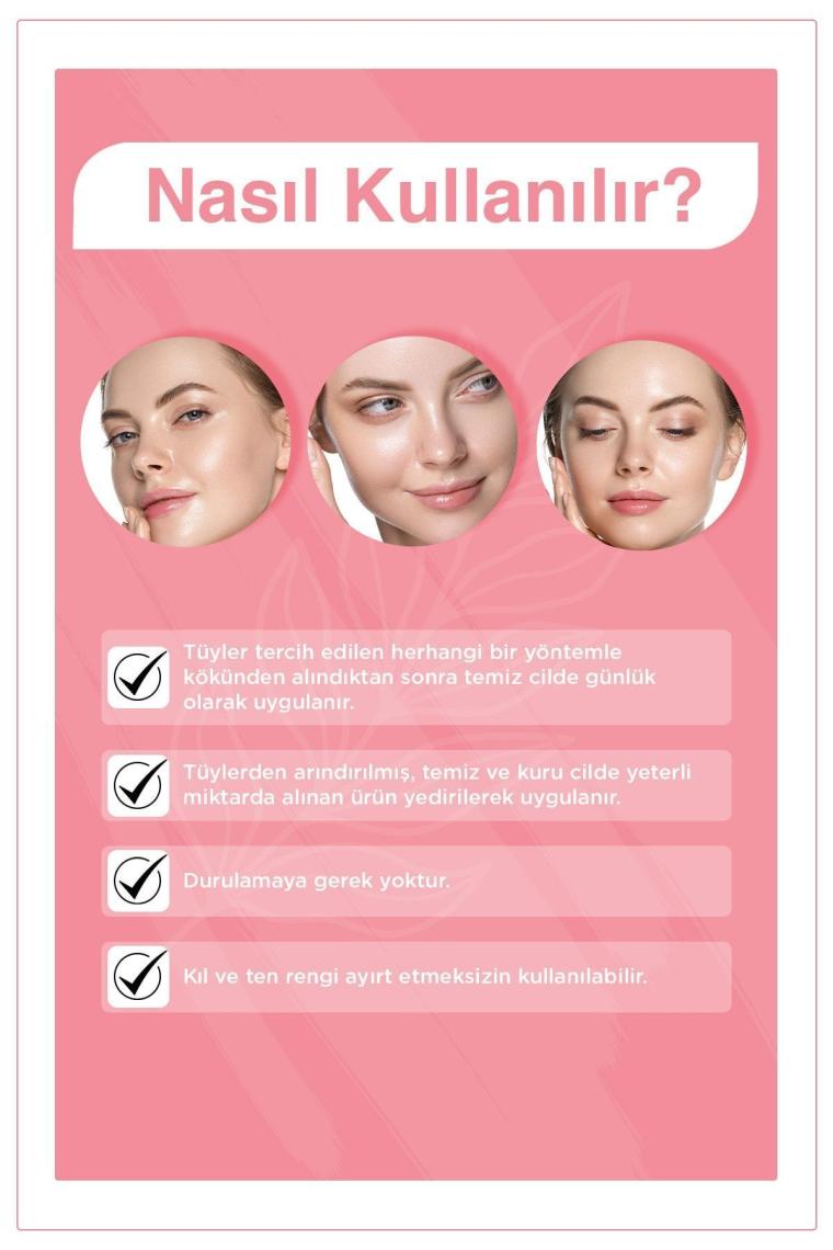 Yüz Için Tüy Azaltıcı Krem 30 ml