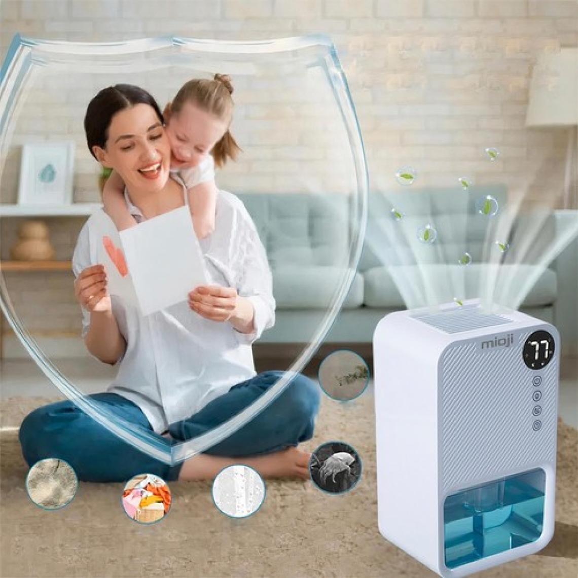Mioji Mio 30NEC 1100ml Hava İyileştirici ve Ev Tipi Nem Alma Cihazı - Beyaz