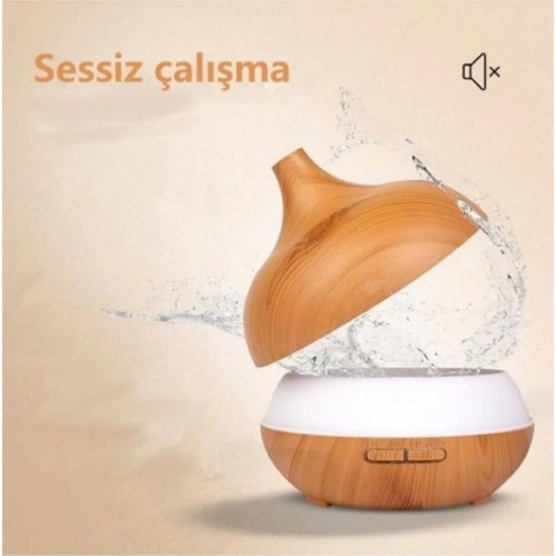 Vothoon Hava Nemlendirici 7 LED Işıklı Aromatik Oda Kokusu  550 ml Kahve Aroma Difüzörü Buhar
